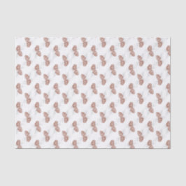 ウィンターピネコーンブラウンホワイトティッシュペーパー 薄葉紙