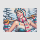 ウィンターピンアップガール 薄葉紙 (正面)