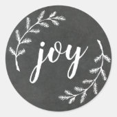 ウィンターピンウィース クリスマスの喜び ラウンドシール (正面)