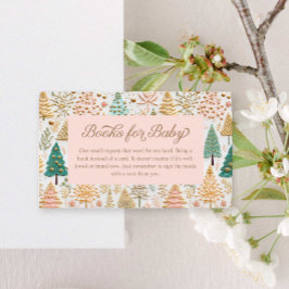 ウィンターピンクの女の子の赤ちゃんシャワー予約リクエスト エンクロージャーカード