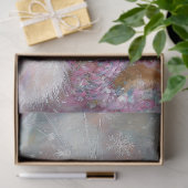 ウィンターピンクフローラキャットデカップクラフト紙 薄葉紙 (ギフト)