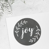 ウィンターピン wreath クリスマスの喜び ラウンドシール