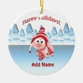 ウィンターピーグさん、ホリデーシーズン到来！ セラミックオーナメント