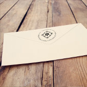 ウィンターファミリー差出人住所カスタム セルフインキングスタンプ