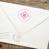 ウィンターファミリー差出人住所カスタム セルフインキングスタンプ