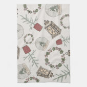 ウィンターファームハウス キッチンタオル (縦)