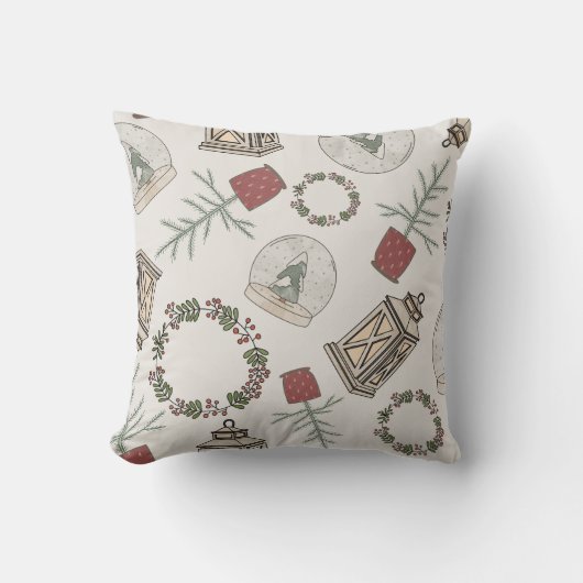 ウィンターファームハウス クッション (正面)