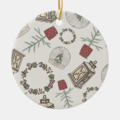 ウィンターファームハウス セラミックオーナメント (正面)