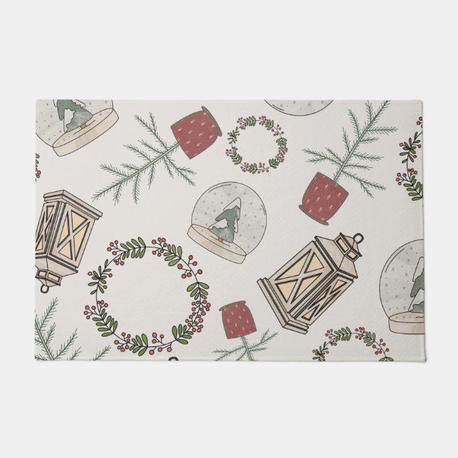 ウィンターファームハウス ドアマット (正面)