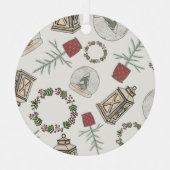 ウィンターファームハウス メタルオーナメント (正面)