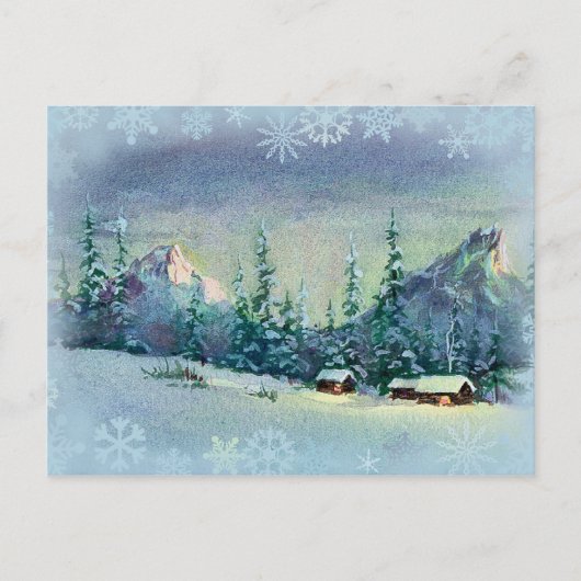 ウィンターファームバイシャロンシャーペ ポストカード (正面)