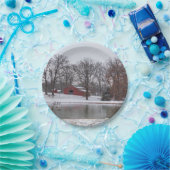 ウィンターファームパノ ペーパープレート (パーティー)