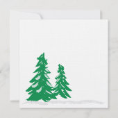 ウィンターファーム結婚式招待状 招待状 (裏面)