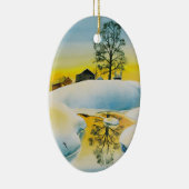 ウィンターファーム セラミックオーナメント (右)