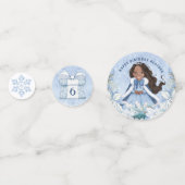 ウィンターフェアユタレプリンセス |アフリカ系アメリカ人 コンフェッティ (裏面)