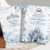 ウィンターフェアユータリーキャッスルキャリッジカンス誕生日 招待状