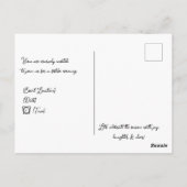 ウィンターフェアリータベビーホリデイ ポストカード (裏面)