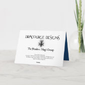 ウィンターフェアリーユール(キリスト降誕祭) シーズンカード (裏面)