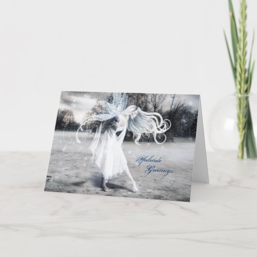 ウィンターフェアリーユール(キリスト降誕祭) シーズンカード (正面)