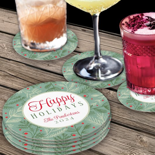 ウィンターフェスティバル ラウンドペーパーコースター