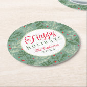 ウィンターフェスティバル ラウンドペーパーコースター (アングル)