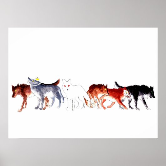 ウィンターフェルの狼 ポスター (正面)