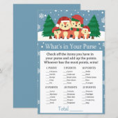 ウィンターフォックスあなたの財布ゲームの中に何がある (正面/裏面)