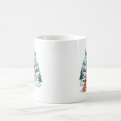 ウィンターフォックス 陶器マグ (325ml) コーヒーマグカップ (中央)