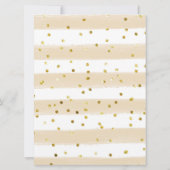 ウィンターフォレストウッドランドオベビーベビーシャワー招待状 招待状 (裏面)