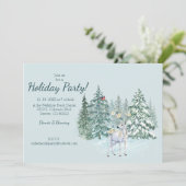 ウィンターフォレストウッドランドディアホリデーパーティー 招待状 (スタンド正面)