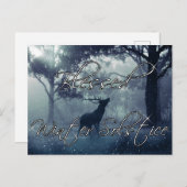 ウィンターフォレストスタグウ賛美ンター至 ポストカード (正面/裏面)
