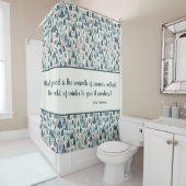 ウィンターフォレストセレニティ シャワーカーテン (インサイチュ)