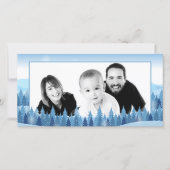 ウィンターフォレストフォトホリデーカード シーズンカード (正面)