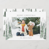 ウィンターフォレストホリデーカード シーズンカード (正面/裏面)