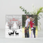 ウィンターフォレストホリデーフォト シーズンカード (スタンド正面)