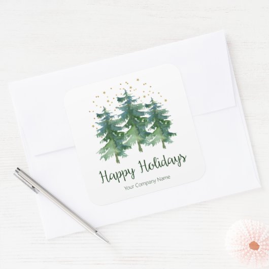 ウィンターフォレスト会社 スクエアシール (封筒)