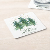 ウィンターフォレスト会社 スクエアペーパーコースター (アングル)