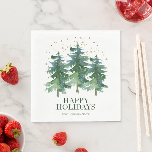 ウィンターフォレスト会社 スタンダードランチョンナプキン (インサイチュ)