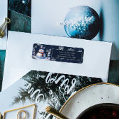 ウィンターフォレスト雪だるまクリスマス差出人住所 ラベル