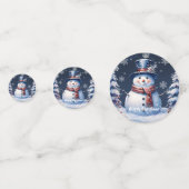 ウィンターフォレスト雪だるまクリスマス コンフェッティ (正面)