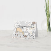 ウィンターフォレスト魔法シカ シーズンカード (正面)