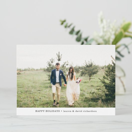 ウィンターフォレスト | ホリデー写真 シーズンカード (スタンド正面)