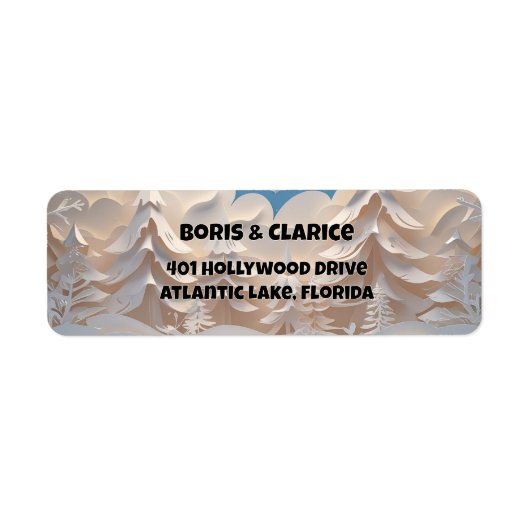 ウィンターフォレスト ラベル (正面)