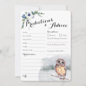 ウィンターフクロウスノイベビー予測とアドバイスカード (正面)