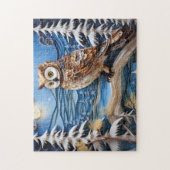 ウィンターフクロウパズル ジグソーパズル (縦)