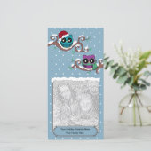 ウィンターフクロウホリデーカード シーズンカード (スタンド正面)