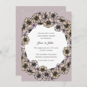 ウィンターフラワーズリハーサルディナー招待状 招待状 (正面/裏面)