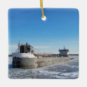 ウィンターフリーターマニトウリンレイクス素晴らしアドレス セラミックオーナメント (正面)