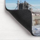 ウィンターフリーターマニトウ素晴らしリンレイクスシップ マウスパッド (コーナー)