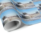 ウィンターフリーターマニトウ素晴らしリンレイクスシップ ラッピングペーパー (ロールコーナー)